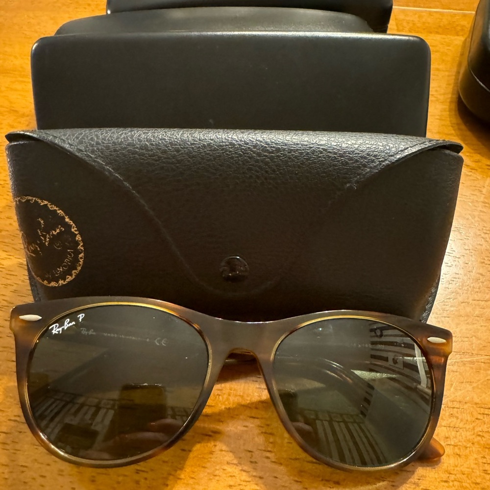 Ray-Ban prescription sunglasses.